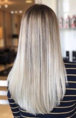 Bright Blonde Highlights With Root Melt