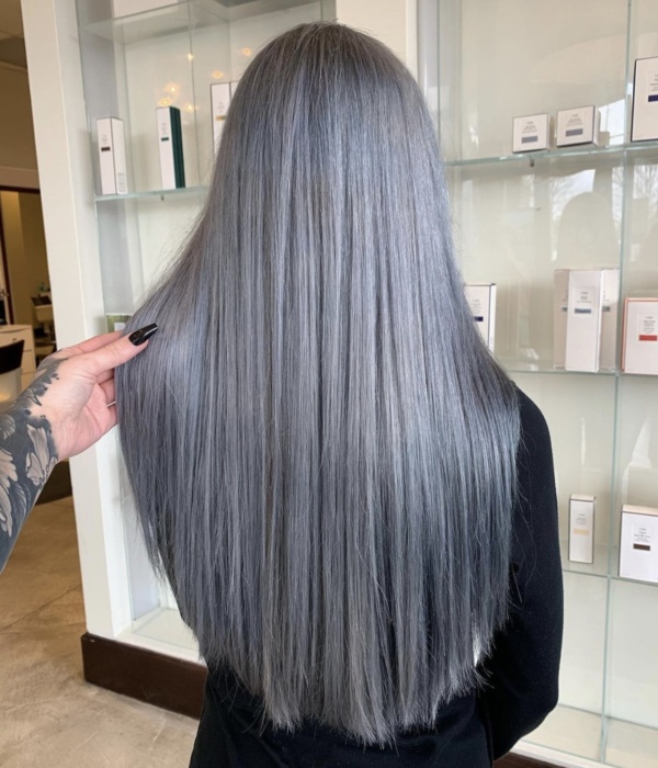 Pulp Riot gray-colored hair